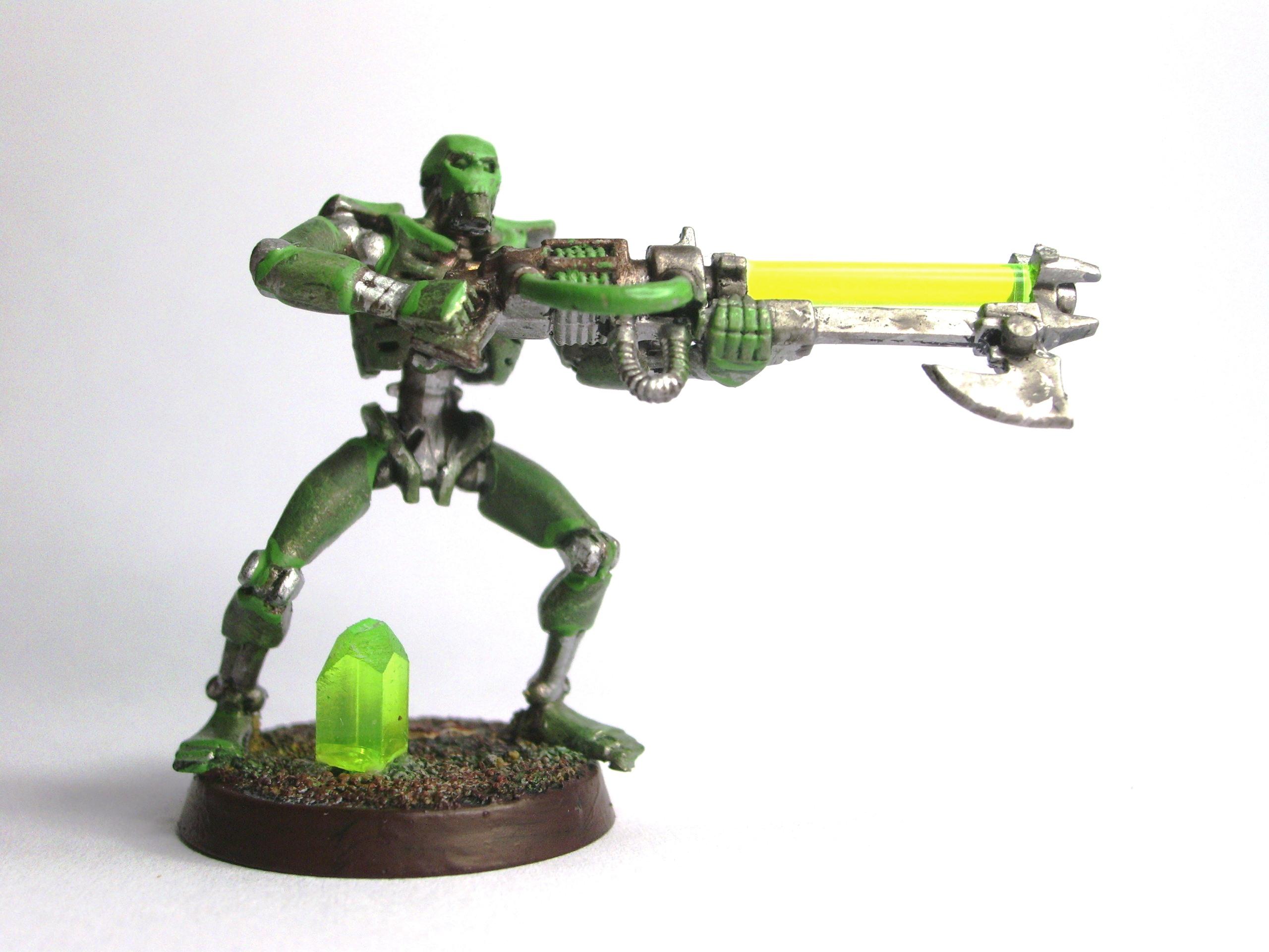 Blue Green Necron Warrior Necrons Red Rods Warriors Yellow Green Necron Warrior 9295